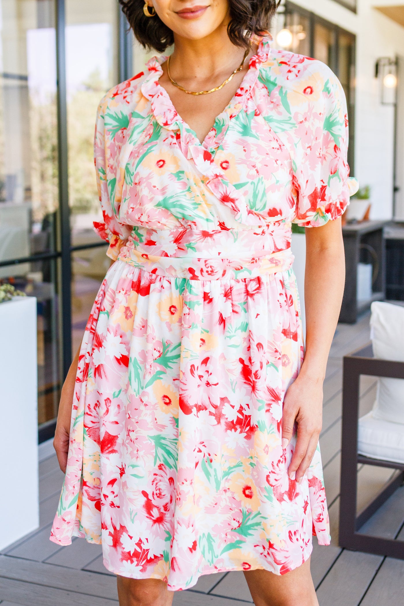 Fancy Free Floral Dress