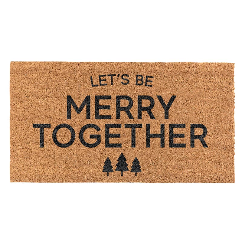 Let's Be Merry Together Doormat