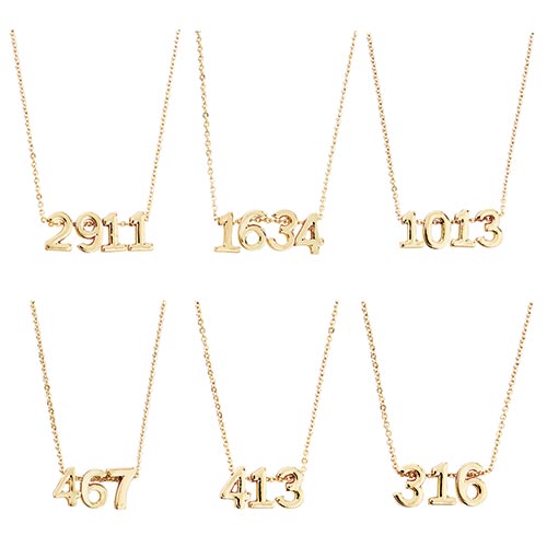 Bible Verse Numbers Necklace