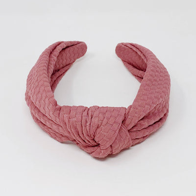 Embossed Charm Knotted Headbands