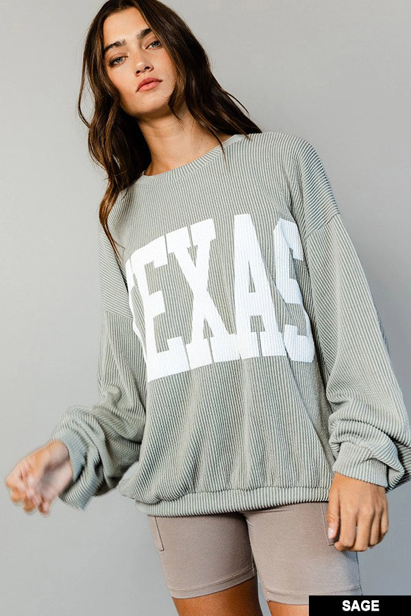 Texas Graphic Sweatshirt - Multiple Colors