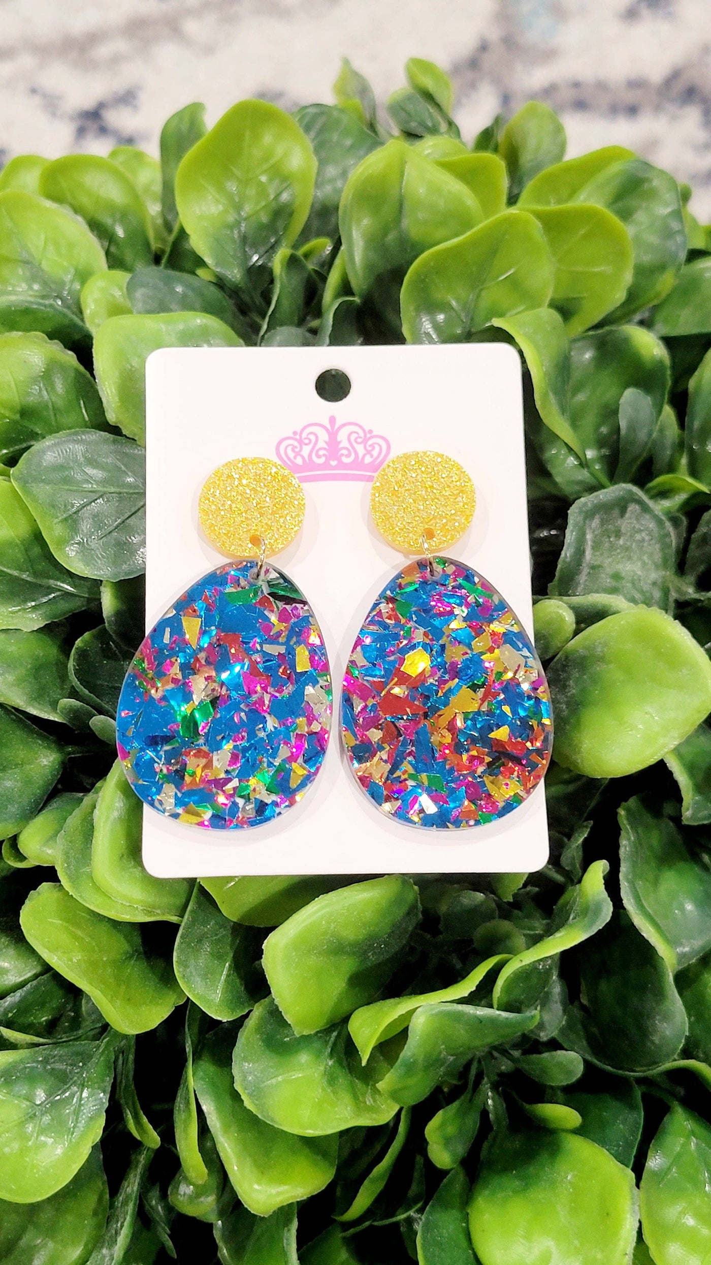 Confetti Easter Egg Dangles