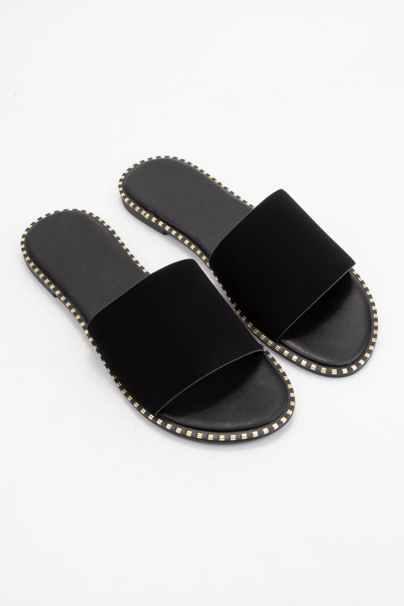 Micah Metal Tip Sandal Black