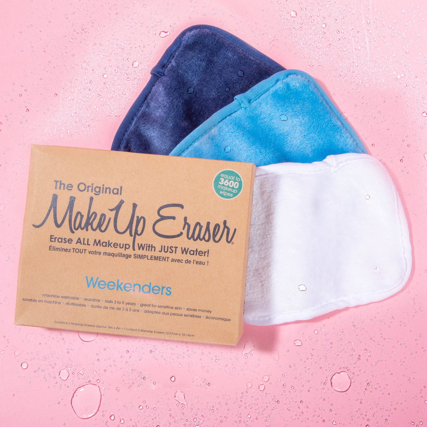 The Original MakeUp Eraser Weekenders Blue 3-Day Set