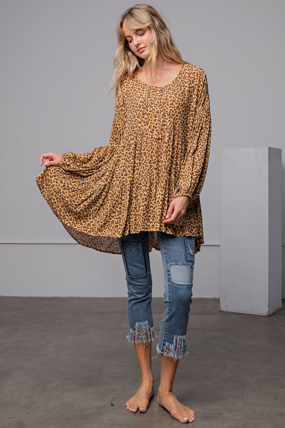 Leopard Print Tunic