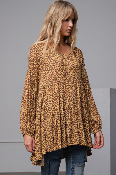 Leopard Print Tunic