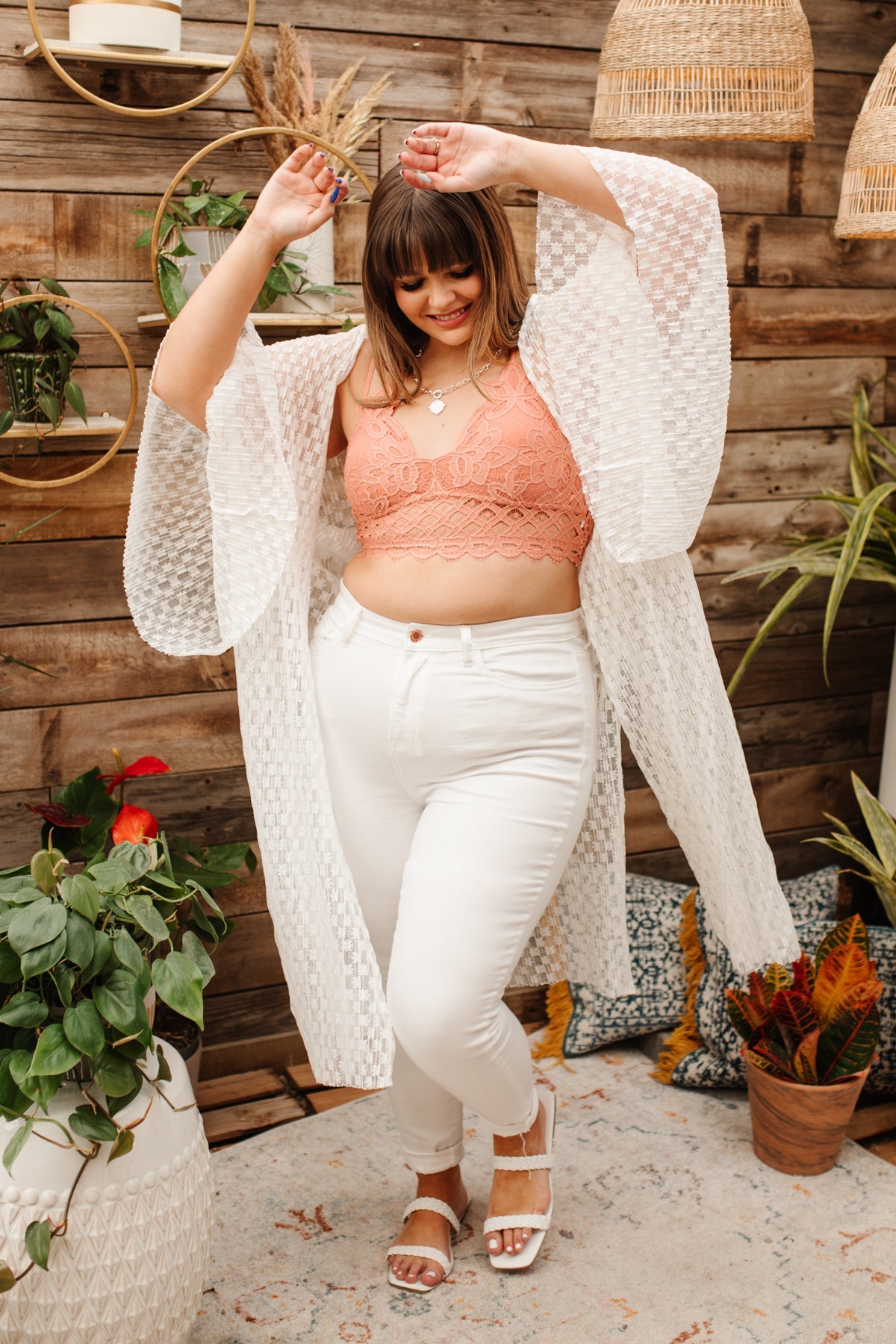 So This is Love Bralette in Coral Haze