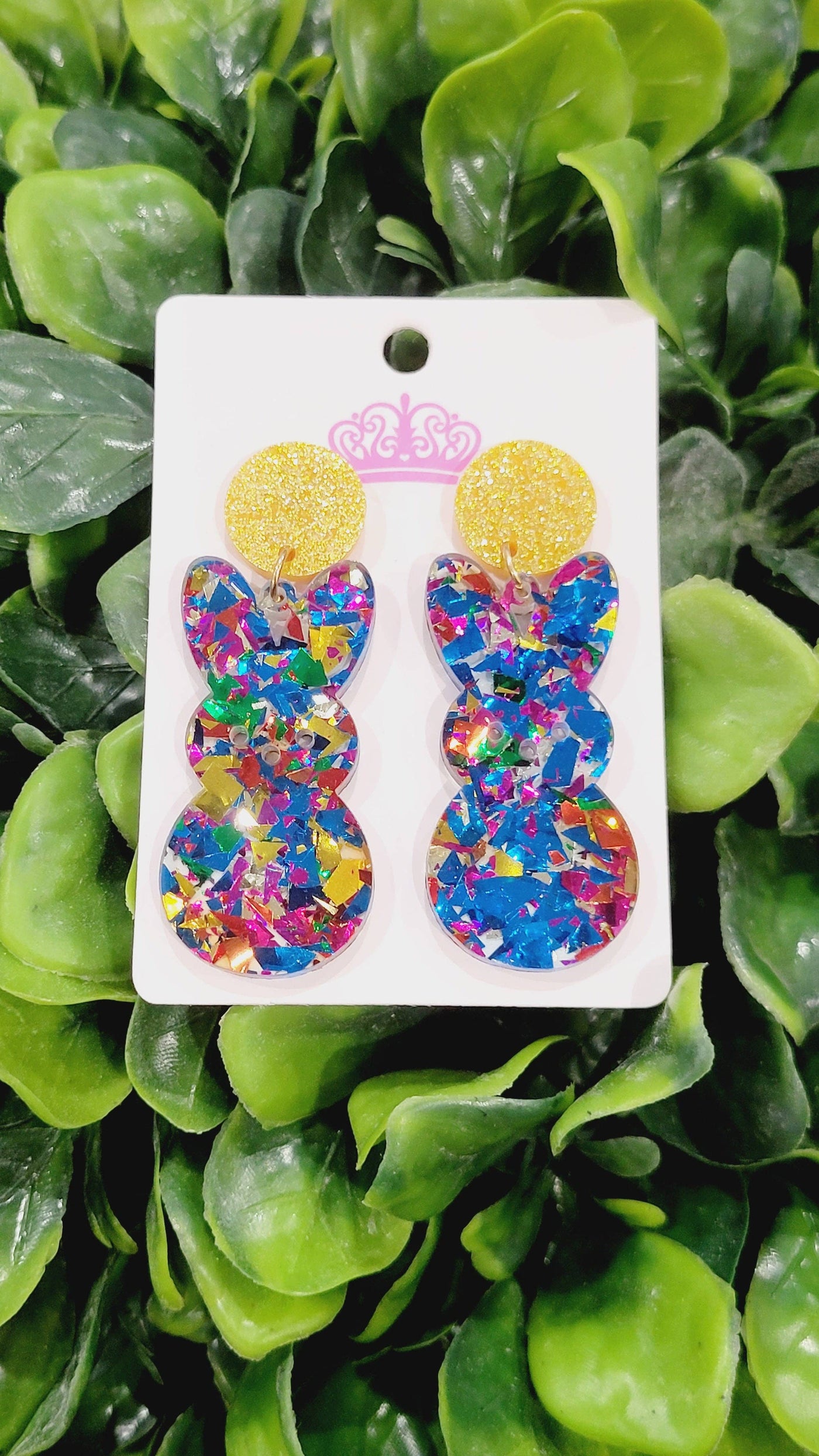 Confetti Bunny Dangles