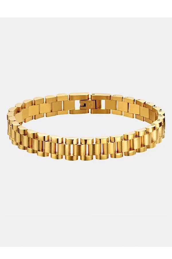 Natural Element Gold Chain Bracelet